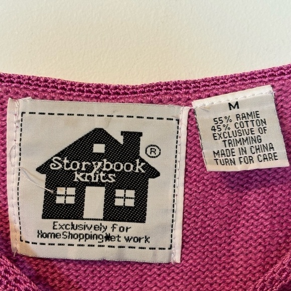 Storybook Knits- vintage Cute Grape tank top - Picture 3 of 4